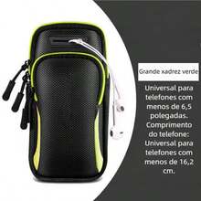 Fitness Waist Bag Armband For Cell Phone Holder For 6.5 To 7.2 Inch Phones - Green - View 6