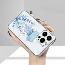 A Fashionable Soft Shell for Phones, Showcasing a Jellyfish Motif, Printed Using UV Technology for Clarity, Providing Full 360-Degree Protection for Multiple for  Models Such As 17, 11, 12, 13, 14, 15, 16 Pro Max, XR, X/XS, And 7. - Transparente - Ver 6