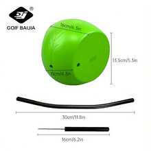 1 Set Lightweight Golf Swing Trainer With Chicken Wing Eliminator - Portable Golf Posture Correction Training Aid, Ideal For Home/Backyard Warm-Ups & Swing Practice, Must-Have Golf Training Accessories For Beginners & Amateurs - Multicolor - View 9