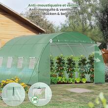 Anzuchtzelte - 4x3x2m 12m² - Übersicht 11