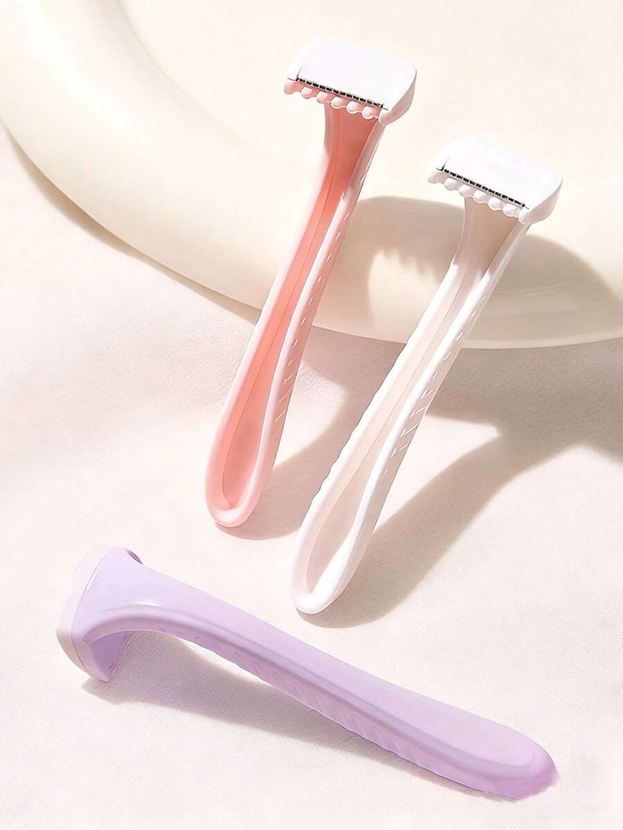 3/1pc Facial Shaver, Private Shaver, Female Specific Anti Scratch, Armpit Hair, Whole Body Triangle Area, Armpit Hair Removal Tool, Bikini Shaver, Compact Shaver, Manual Shaver, Disposable Shaver, Lip Shaver, Whole Body Hair Puller, Shaver