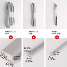 3条装窗户密封条，隔音窗户密封条，密封胶带，缝隙填充剂，聚氨酯泡沫密封条，灰白色 - 1套(三件套裝) - 查看 8