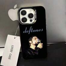 Funda de teléfono Band D-Deftones para 17,16,15,14,13,12,11,Pro,Plus, funda negra mate a prueba de golpes - Z5 - Ver 2