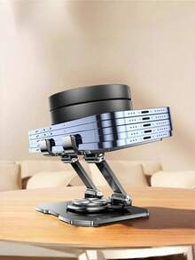 1个金属可旋转平板支架，笔记本电脑支架，桌面手机支架，电脑散热挂架 - 彩色 - 查看 10