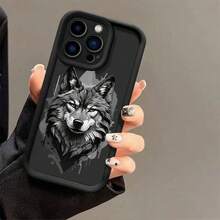 Fashionable Phone Case with a Wolf Design, Compatible with for  Models 7, 8, X, XS, XR, 11, 12, 13 MINI, 14, 15, 16 PLUS PRO MAX, Featuring Shockproof Silicone Material And a Minimalist Protective Cover. - Color mixto 1 - Ver 7