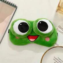 Masker Mata Boneka Katak Lucu, Masker Tidur Ekspresi Kocak, Masker Mata Lembut & Nyaman untuk Perjalanan & Tidur Siang, Hadiah Masker Mata Hewan Kartun - MultiWarna - View 4