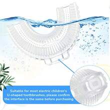 XZGB 10 Pcs U Shaped Replacement Toothbrush Heads Silicone Brush Head With Storage Box 360 Degree Oral Teeth Cleaning For Electric Manual Toothbrushes Replace - 如圖 - 查看 5