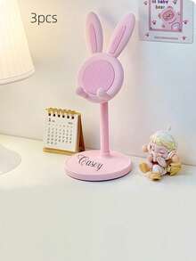 1 Customized Super Cute Rabbit Shaped Telescopic Phone Holder,Can Be Used Both Horizontally And Vertically, Adjustable For Lifting And Lowering, Suitable For Valentine's Day Gifts, Holiday Gifts, Household Items, Selfie Stands, Tailored Gifts For Her, Simple, Kawaii, Vacay Vibes/Vacation, Casual - Multicolor - View 18