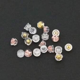 10/30pcs High Quality Ear Plugs, Earring Bases, Round Earrings, Jewelry Accessories, DIY Craft Supplies