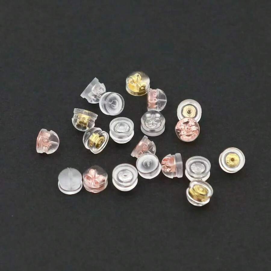 10/30pcs High Quality Ear Plugs, Earring Bases, Round Earrings, Jewelry Accessories, DIY Craft Supplies