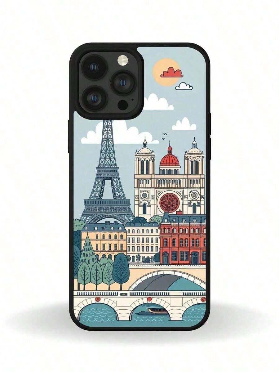 Funda para Celular Diseño París Todas las Marcas M357 - Multicolor - Ver 1