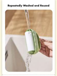 1pc Reusable Pet Hair Remover, Manual Static Dust Cleaner, Suitable For Cats, Clothes, Sofa, Furniture, Bedding, Carpets. Durable Polypropylene Material, No Power Required