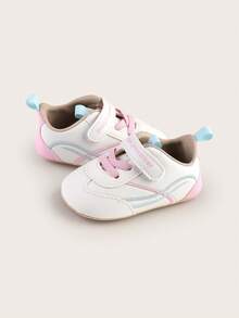 Spring And Autumn Casual Sneakers 3-6-9 Months British Style Sneakers Anti Collision Hook And Loop Infant Sneakers