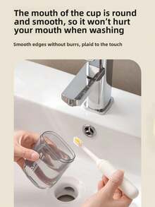 1 Set (Random Color) Travel Wash Cup Set, 3-In-1 Portable Rinse Cup, Toothbrush, Toothpaste Storage Box, Essential For Outdoor