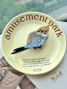 1 pièce Accessoire de pince à cheveux en acétate avec motif animal, nouvelle conception de perroquet, oiseau, nœud, chat. Accessoire de cheveux mignon et élégant pour queue de cheval, chignon, arrière de la tête des femmes. Pince à cheveux élégante et décontractée - Multicolore - Voir 24