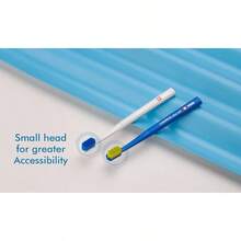 TTJM Curaprox CS 5460 Ultra-Soft Toothbrush For Adults With Ultra-Fine Filaments And Compact Slightly Angled Toothbrush Head For Improved Tooth And Gum Health Assorted Color - 1CountPackof1 - View 4