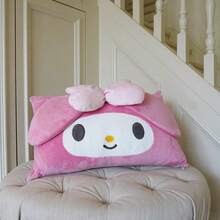 WSXC Kawaii Anime Pillow Cover Cute Pillow Cover Kawaii Cute Pillow Cases Girl Plush Pillow Slips For Dormitory/Decorative Bedroom/Livingroom 62*42cm - Hồng - Xem 3