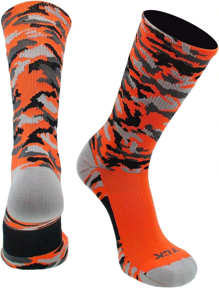 Calcetines de rendimiento TCK Sports Elite Woodland Camo - Púrpura (Purple Camo) - Ver 1