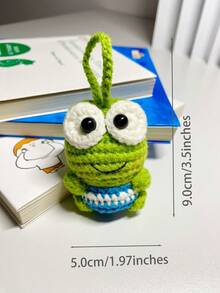 1pc Handmade Bohemian Style Crochet Decorative Hanging Ornament - Multicolor - View 2