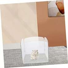 ASVICASKY Valla Plegable Transparente para Gatos y Hamsteres Corral para Cobayas para Exteriores como Casa para Erizos y Jaula para Conejos - Transparente - Ver 7
