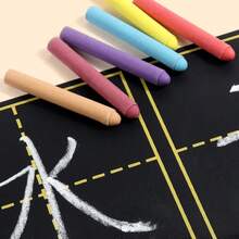 儿童无尘粉笔，彩色人行道粉笔，可水洗粉笔，适合儿童户外艺术游戏，黑板粉笔