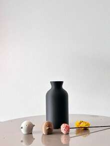 A Modern Minimalist Dry Vase Pampas Grass Vase, Home Decor Vase, Modern Farmhouse Decor, Table Centerpiece Gifts Birthday Graduation Back To School Room Decor School Supplies Flower Vase Glass Vase