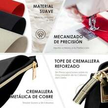 Lukovee Organizador de Bolsas para Mujer, inserto Organizadores de Bolsa de Mano de Fieltro con 14 Bolsillos, Organizador Maquillaje Neceser Aseo para Viaje, Compatible con una Variedad de Marcas(Negro(Nuevo)) - Multicolor - Ver 4