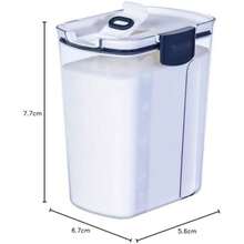 ProKeeper - Contenedor de almacenamiento de azúcar y pan, transparente y hermético para frescura(Azúcar Almacenamiento) - Multicolor - Ver 9