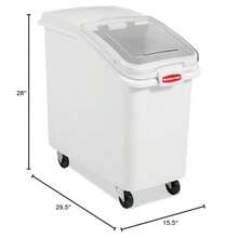 Rubbermaid ProSave 3602-88 - Recipiente para alimentos (Transparent, White)(500 Vasos) - Multicolor - Ver 11