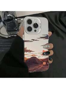Diseño de patrón de puesta de sol Tarde Puesta de sol Funda para for  16 Pro Max Funda resistente a golpes 15/14 Plus/13 Creativa 12/11Pro Case - Multicolor - Ver 3
