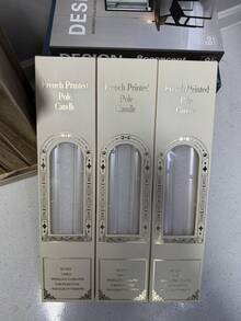 2pcs 25cm & 30cm Pearl Stem Wax Candles, Romantic Ambiance Tabletop Decor, Smokeless European Style Pearl Candles