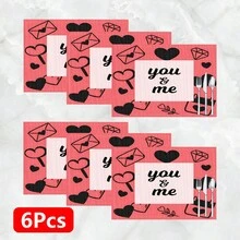 1 pieza/4 piezas/6 piezas Manteles individuales de lino con estampado temático del Día de San Valentín, aptos para mesa de comedor, Día de San Valentín, se pueden usar como regalo del Día de San Valentín, decoración del Día de San Valentín, aplicable para todas las temporadas, mantel de mesa de comedor moderno y lavable, decoración de habitación, posavasos, manteles individuales para cocina y comedor, decoración de fiesta interior/exterior, decoración del hogar, regalo ideal
