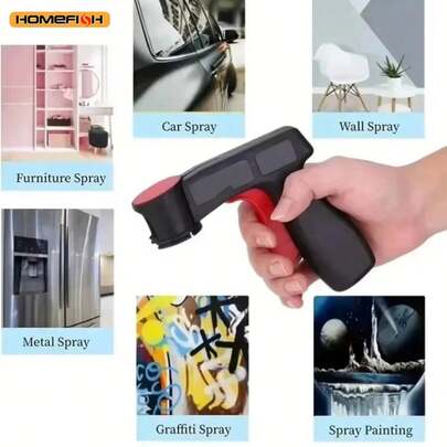 1PC Plastic Spray Paint Handle Universal Reusable For Car Color Film Pasting Self Spraying Gun