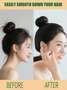 1 pièce Set de brosse à cheveux et brosse à barbe unisexe, brosse à cheveux professionnelle sans parfum, peigne dégradé et brosse de nettoyage, brosse à queue de cheval lisse, brosse pour cheveux épais/fins, convient pour la Fête nationale, la salle de bain, le massage du cuir chevelu, la rentrée scolaire, les voyages et la vie quotidienne, Noël, la décoration de Noël, les cadeaux de Noël - Multicolore - Voir 11