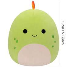 Đồ chơi nhồi bông khủng long Stegosaurus màu xanh lá cây 5" của Squishmallows Seanster - Seanster - Xem 7