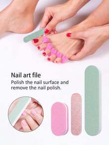 135pcs Nail Art Tool Kit, Mini Nail File, Buffing Pad And Stick- Odorless For DIY Jewelry Polishing And Nail Care,Acrylic Nail Brush, Soft Nail Art Manicure Pedicure Brush For Remove Dust Cleaning, Christmas, Winter, Pink, Graduation, Birthday, Holiday, Summer, Autumn, Autumn, Valentine's Day Gifts, Christmas Gifts, Friends' Gifts, Women's Gifts