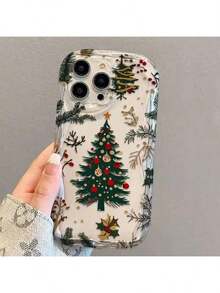 Patrón de Crema de Navidad Patrón de Árbol de Navidad, Adecuado para Funda de  Regalo de Festival - Multicolor - Ver 4