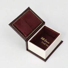 复古迷你首饰书盒戒指吊坠收纳盒小戒指盒小红书首饰盒欧式创意磁吸式首饰盒 - 彩色 - 查看 6