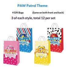 Paw Patrol Bộ 12/6 túi đựng kẹo chủ đề hoạt hình , quà tặng sinh nhật, túi đựng kẹo bằng giấy Kraft có tay cầm, túi quà tặng dễ thương, thích hợp cho các sự kiện và lễ kỷ niệm sinh nhật, hoàn hảo cho các buổi tụ họp người hâm mộ, ngày Valentine, quà tặng Lễ Tạ ơn, thêm niềm vui cho bất kỳ dịp nào (Kiểu ngẫu nhiên) - Nhiều màu - Xem 3