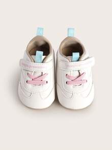 Spring And Autumn Casual Sneakers 3-6-9 Months British Style Sneakers Anti Collision Hook And Loop Infant Sneakers