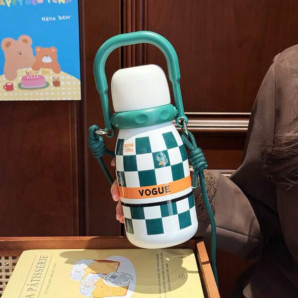 Vintage Niche Insulated Tumbler, Portable Vacuum Stainless Steel Water Bottle