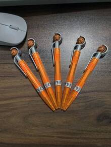 6支0.5mm细尖可伸缩中性笔，速干黑色墨水，带柔软橡胶笔握，书写流畅的碳纤维笔身 - 套裝 - 查看 4