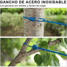 2Pcs Tendedero Retrctil Porttil con 24 Pinzas, Tendedero de Viaje de 1.8, Cuerda de Nylon Resistente al Interior y Exterior, Ajustable para Camping, Casa, Hotel - Multicolor - Ver 7