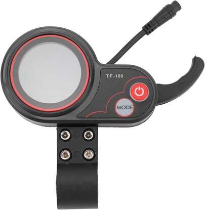 EstiloAcelerador De Pulgar EléCtrico, VelocíMetro Con Acelerador De Pulgar Para Patinete EléCtrico, Medidor De Pantalla LCD, Acelerador De Dedo Con Velocidad, PosicióN De MarchaVersióN Mejorada