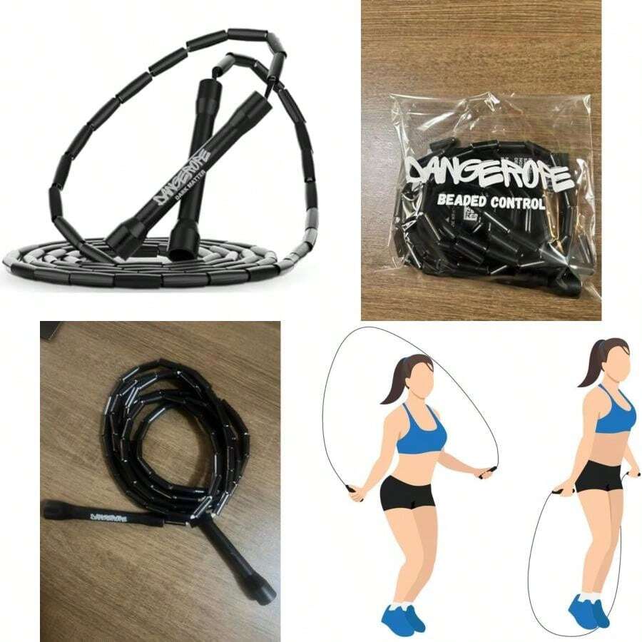 Dark Matter, Cuerda para Saltar Deportiva, Color Negro(default) - Multicolor - Ver 1