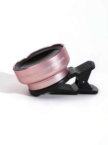 2026 2 In 1 Phone Wide Angle Macro Clip Lens Compatible With Iphone Android Phone For Summer Vacation, Travel, Creative Photography Phone Accessories, Phone Lens OBTZ - màu đen - Xem 6