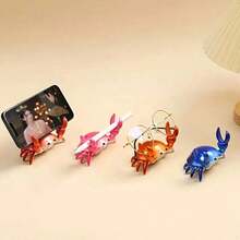 1pc Multi-Function Crab Shaped Desktop Storage Box - Phone Holder, Pen Cup, Glasses Rack, Jewelry Tray, Cute Office Decor, Home Desk Accessory, Unisex Unique Gift, Study & Work Station Supply (Fashionable And Space-Saving) - Multicolor - View 10