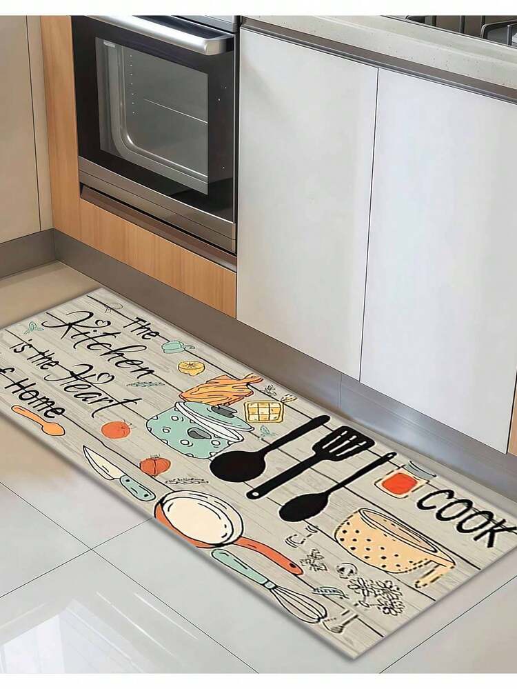 1/2/3 Pcs Kitchen Mat Set, Super Soft & Comfortable Living Room Rug, Non-Slip Bathroom Carpet, Room Accessories, Home Decor, Room Decoration, Decorative Carpet Set - Multicolor - View 7