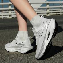 Zapatillas deportivas transpirables y ligeras de malla unisex, zapatos de correr versátiles - Blanco - Ver 5