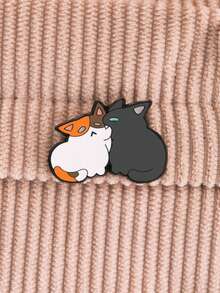 凶猛猫咪珐琅胸针 时尚装饰胸针 领饰 包饰 徽章 珠宝礼品 - 彩色 - 查看 7